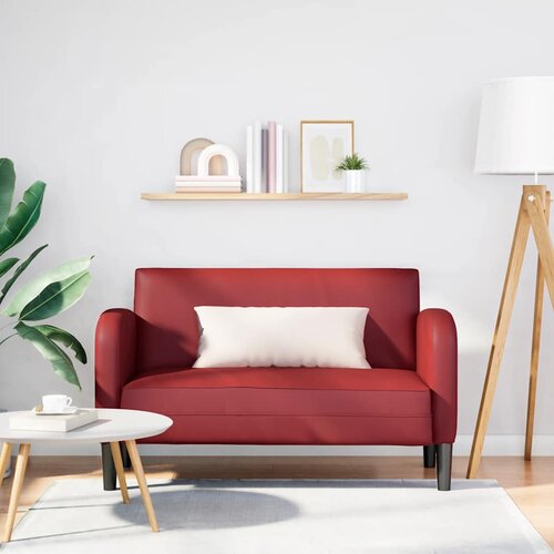 vidaXL Dvosjed Sofa vino crvena 110 cm umjetna koža Cene