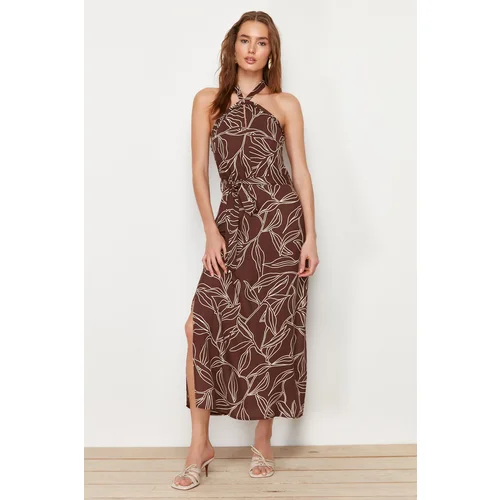 Trendyol Brown Woven Dress