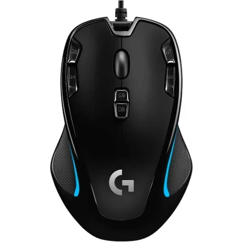 Logitech Miš LOGITECH G300s gaming, 2.500dpi, 9 Tipki, Black Blue, 910-004345