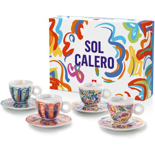Illy Skodelice Sol Calero - 4 skodelice za cappuccino Cene