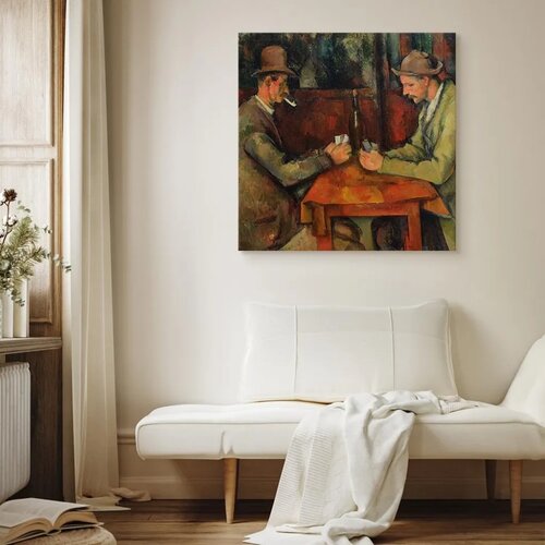  Slika - Paul C&amp;eacute;zanne &amp;ndash; The Card Players 60x60 Premium Print Slike