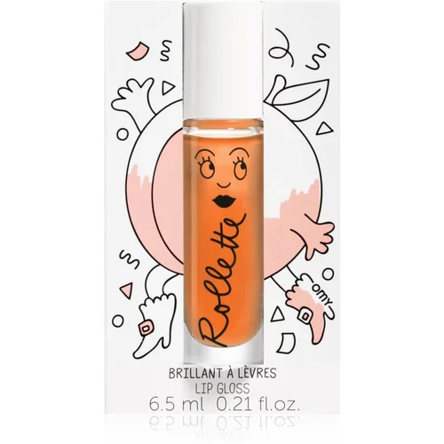 Nailmatic Kids Rollette sijaj za ustnice za otroke odtenek Peach 6,5 ml