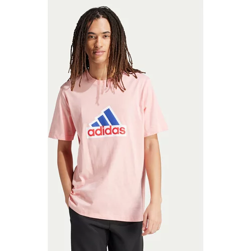 Adidas Majica Future Icons Badge of Sport IS8342 Roza Loose Fit