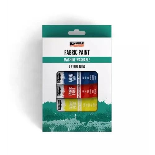  Pentart set boja za tekstil 6x16 ml