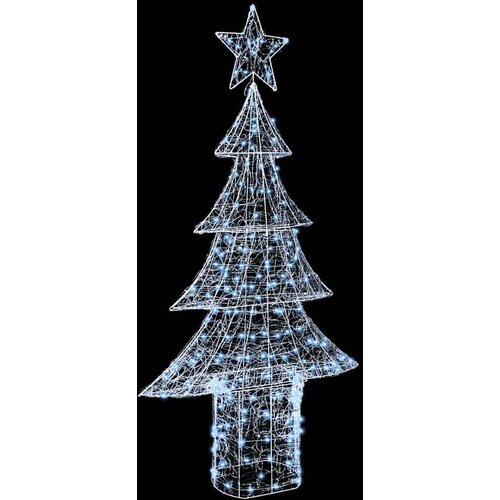  Božićno drvce s 240 LED svjetlima Hladna bijela 180 cm Akril Slike