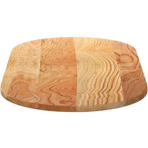 VidaXL stolna ploča svjetlosmeđa 100x50x2 cm ovalna masivna hrastovina Slike