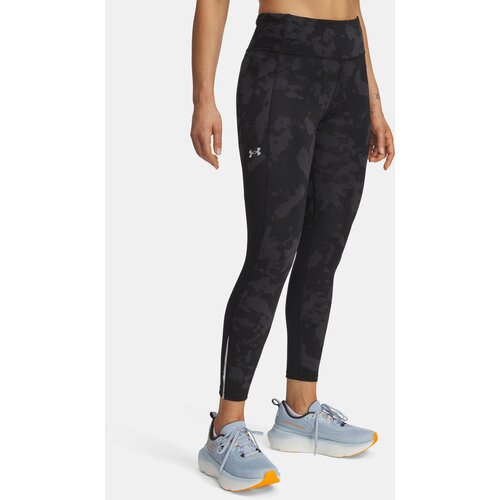 Under Armour Women&amp;#039;s leggings UA Launch Ankle Print Tights-BLK - Women&amp;#039;s Slike