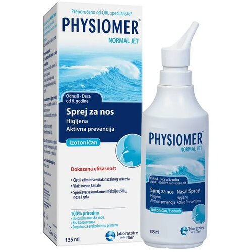 Physiomer Sprej za nos Normal jet, 135 ml Cene