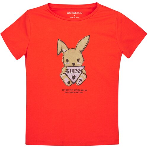 Guess Majice s kratkimi rokavi SS T SHIRT Rdeča Slike