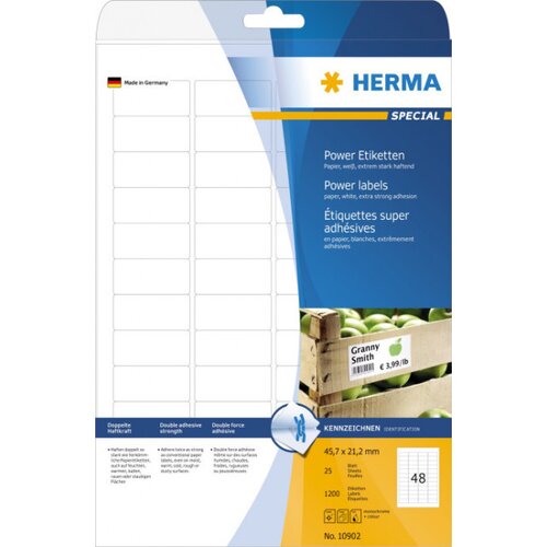 Herma eikete "Power", 45,7x21,2 A4 1/25 ( 02H10902 ) Cene