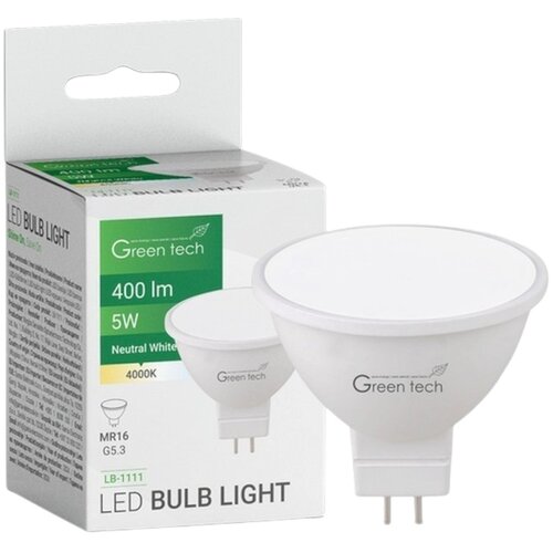 Greentech led žarulja G5 5W 4000K MR16 12V ac/dc Slike