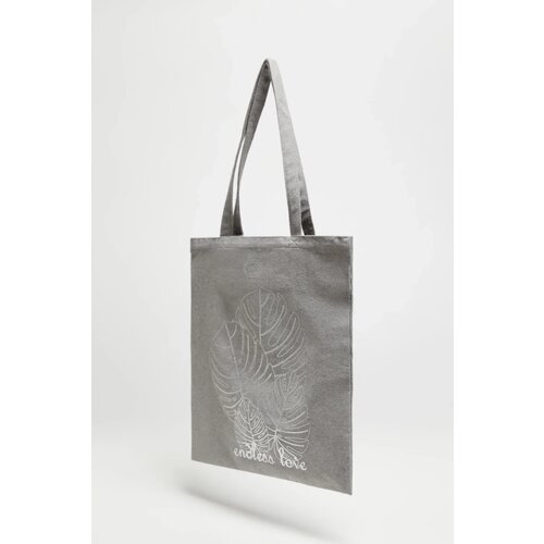 Marisse Gray Printed Shopper Bag Cene