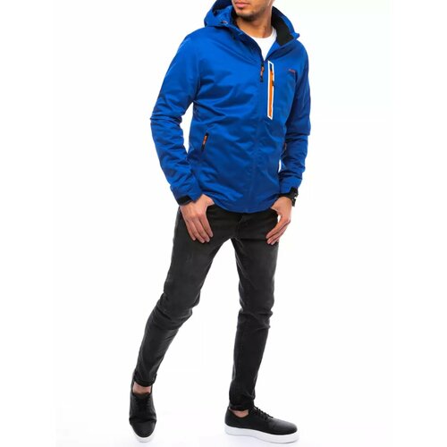DStreet Men's blue transitional jacket TX3970 Slike
