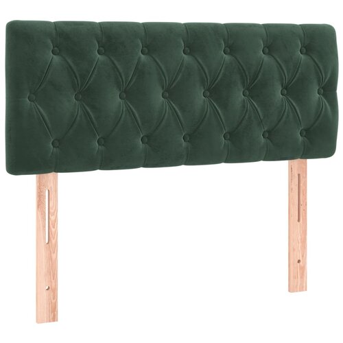 Maison Chic posteljno vzglavje - vzglavna omarica - nočna omarica temno zeleno 90x7x78/88 cm žamet, (21706594) Slike