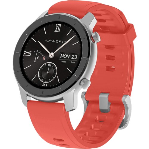 Xiaomi Pametni sat, 1.2&amp;quot; AMOLED zaslon, Vodootporan 5ATM, BT Amazfit GTR, 42mm, Crveni Slike