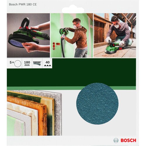 Bosch Brusni listovi PWR 180 mm K40 2609256D36 Slike