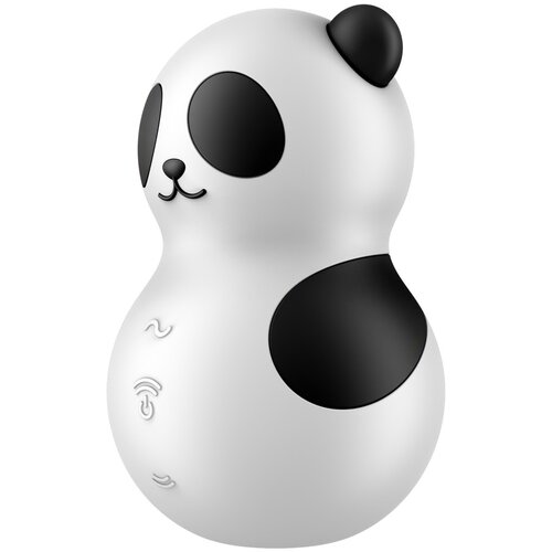 Satisfyer Pocket Panda - stimulator klitorisa s valovima zraka (crni) Slike