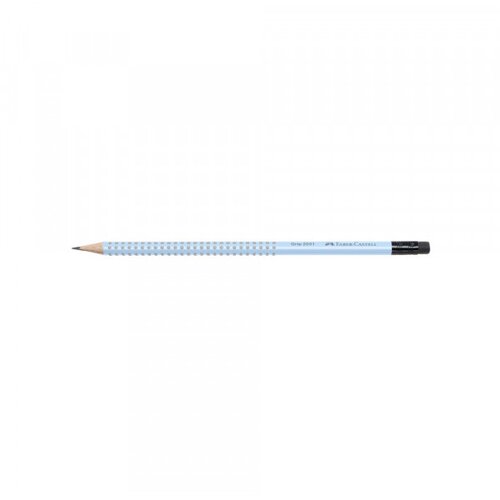 Faber-Castell grafitna olovka grip b sa gumicom 217274 sky blue Slike