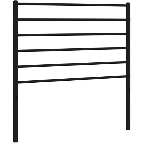 Maison Chic kovinsko posteljno vzglavje - vzglavna omarica - nočna omarica črno 90 cm, (21704292) Slike