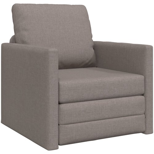VidaXL Sofa krevet 2-u-1 taupe 74x77x81 cm tkanina Slike