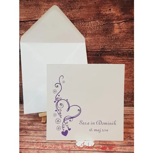  Poročna vabila KLASIK PORKLA 101 Cene