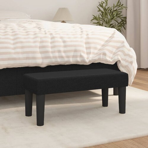  Klupa crna 70 x 30 x 30 cm od tkanine Cene