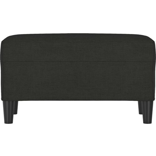  Klupa crna 70x35x41 cm od tkanine Slike