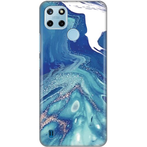  Maska silikonska print za realme C21Y/C25Y blue marble Slike
