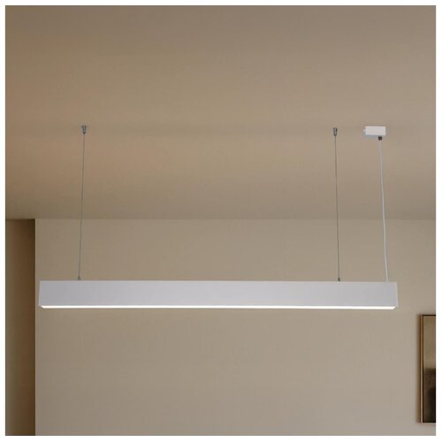  LED luster na sajli LED/55W/230V 3000/4000/6500K 120 cm bela Cene