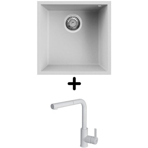  Set SHR Quadra UM 102 + slavina C02 Bianco Cijene