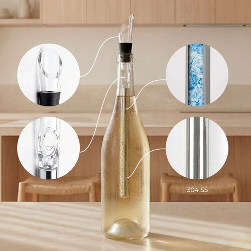 Set Dodataka za Vino Chillour InnovaGoods 7 Dijelovi Slike