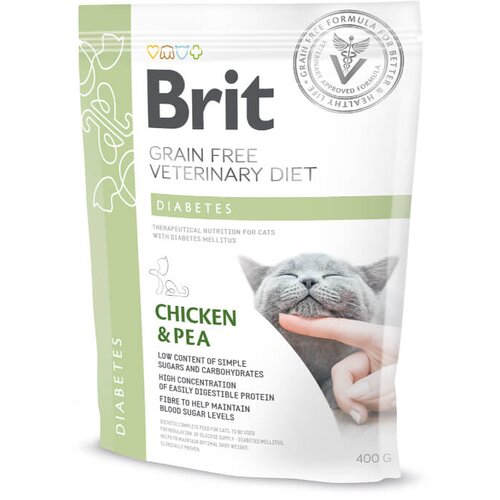 Brit veterinary diet Brit GF Veterinarska dieta za mačke - Diabetes 400 g Cene