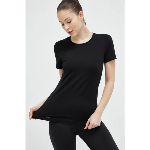 Casall Kratka majica za vadbo črna barva