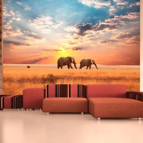  tapeta - African savanna elephants 200x154