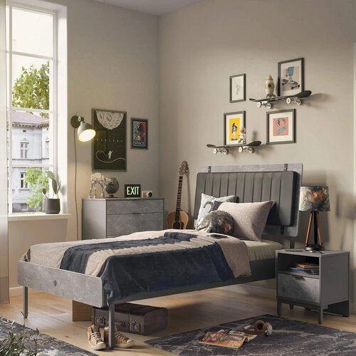  Space gray KREVET (100x200 cm) Slike