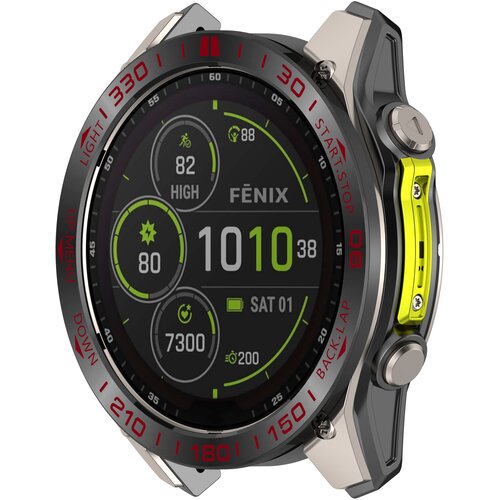 INF garmin tactix 8 47mm amoled okvir - črna/rdeča racing edition, (22068536) Cene
