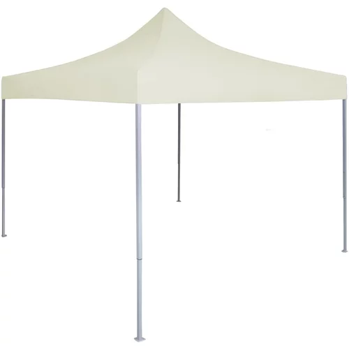 vidaXL Profesionalen vrtni šotor 2x2 m iz jekla krem, (20610500)