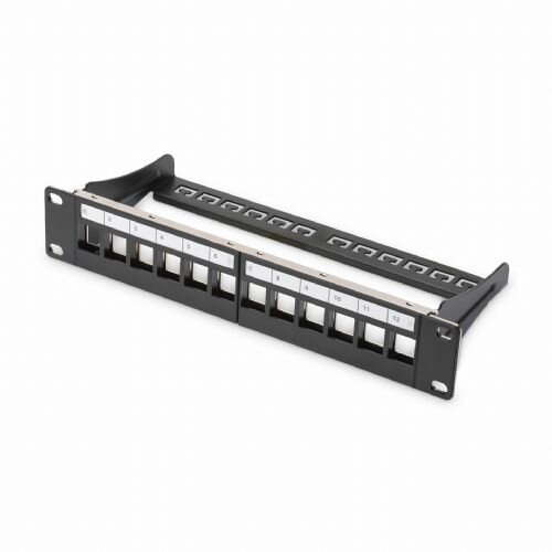 Digitus Modular Patch Panel, 12-port, 10", blank, 1U Cene