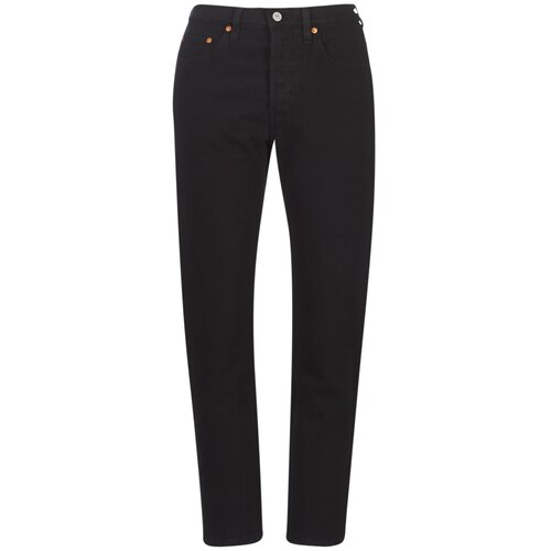 Levi's Jeans boyfriend 501 CROP Črna Cene