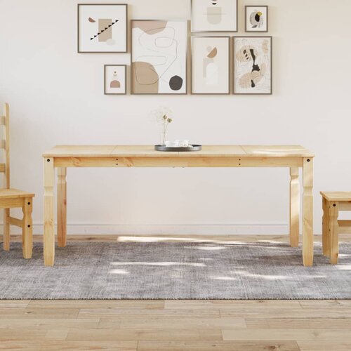 VidaXL Jedilna miza Corona 180x90x75 cm trdna borovina Slike