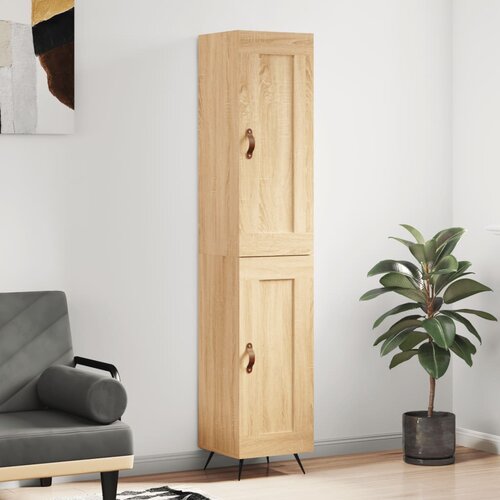vidaXL Visoka omara sonoma hrast 34,5x34x180 cm inženirski les Cene