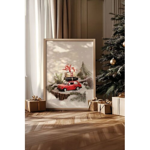 Wallity Uokvirena slika Nwyearsngmdl53, 33x48 cm Cene