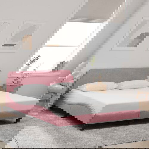 vidaXL Okvir za krevet s uzglavljem bez madraca 120x200 cm baršunasti Cijene