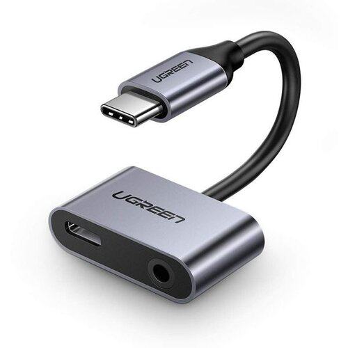 Ugreen USB-C na 3.5mm + USB-C hub adapter Slike