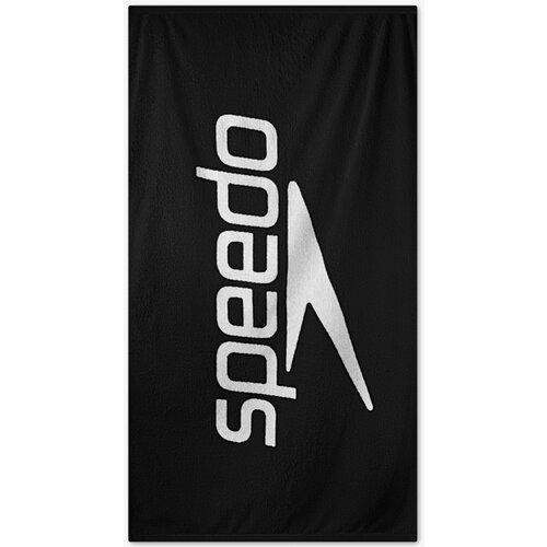Speedo Pe&scaron;kir LOGO TOWEL AU BLACK/WHITE Cene