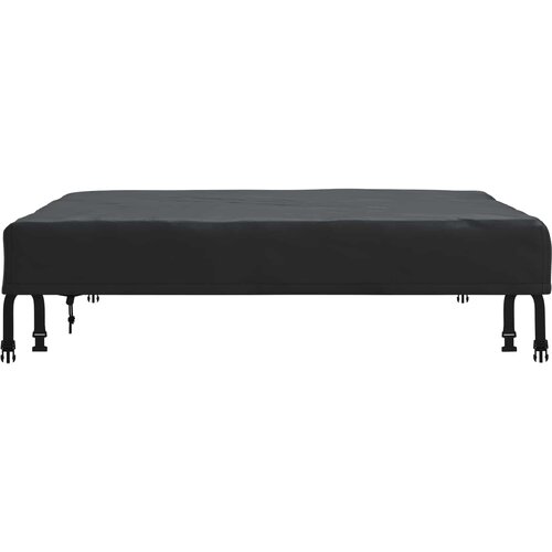  Pokrov za stol 102 x 102 x 15 cm Četvrtasti Vodootporan Crna Slike