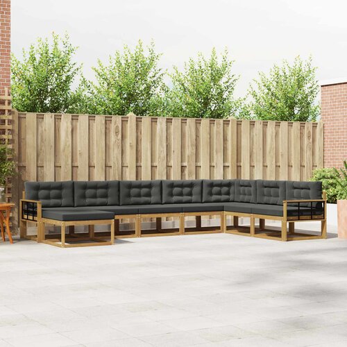  Set vanjskih sofa 8 kom. Bijela i antracit 406 x 247,5 x 73 cm Cene