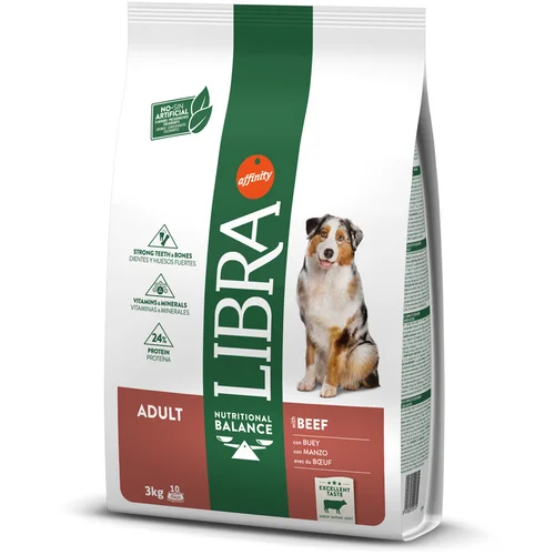 Affinity Libra Libra Dog Adult govedina - Ekonomično pakiranje: 2 x 3 kg