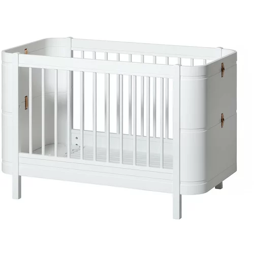 Oliver Furniture® otroška posteljica mini+ basic cot 5v1 60x120 white