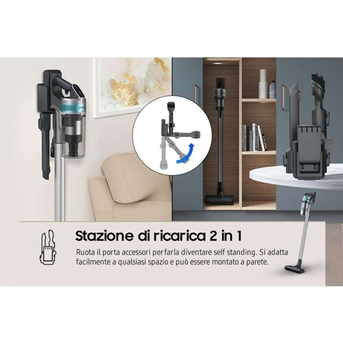  Usisavač bez kabla Samsung VS20B75AGR1/GE Crna 550 W 200 W Slike